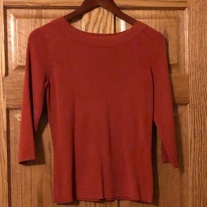 Dressbarn burnt orange sweater
